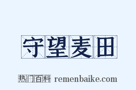 守望麦田是什么意思的图片